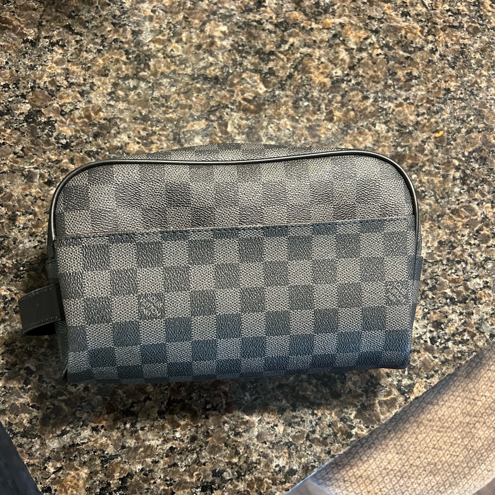 LV Black Toiletry Bag